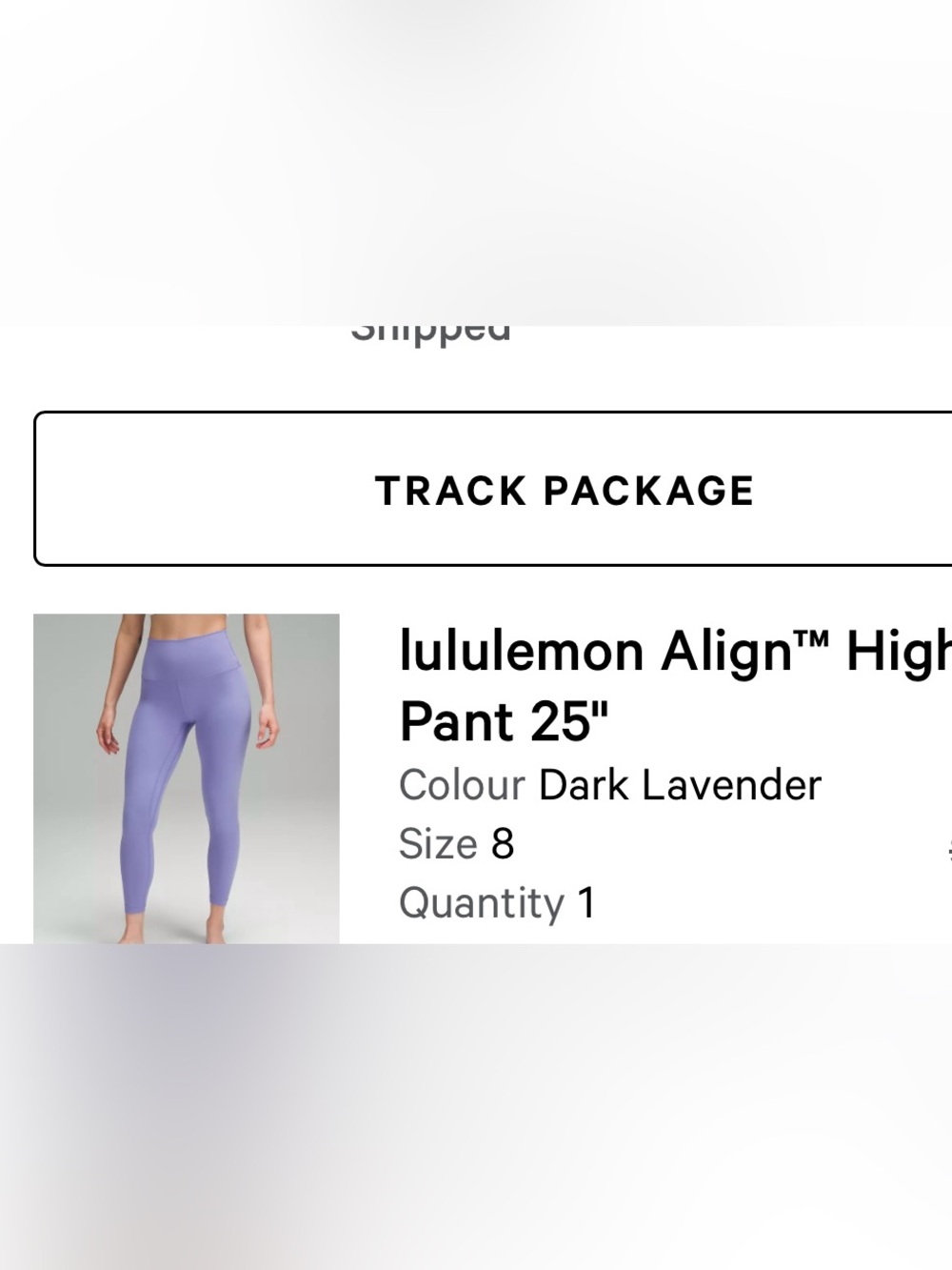lululemon athletica Align™ High-Rise 25" Legging in Dark Lavender